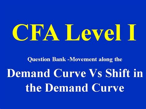 When stock prices increase, the aggregate demand increases due to an increase in consumption. . Cfa demand